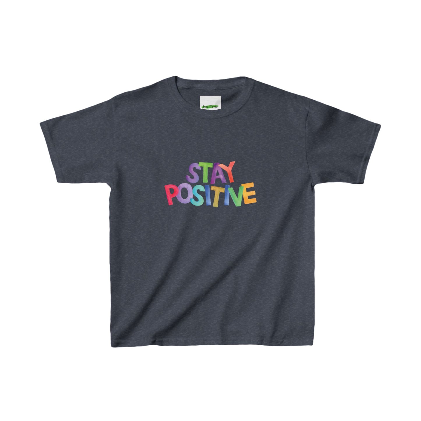 Kids Stay Positive Heavy Cotton Tee