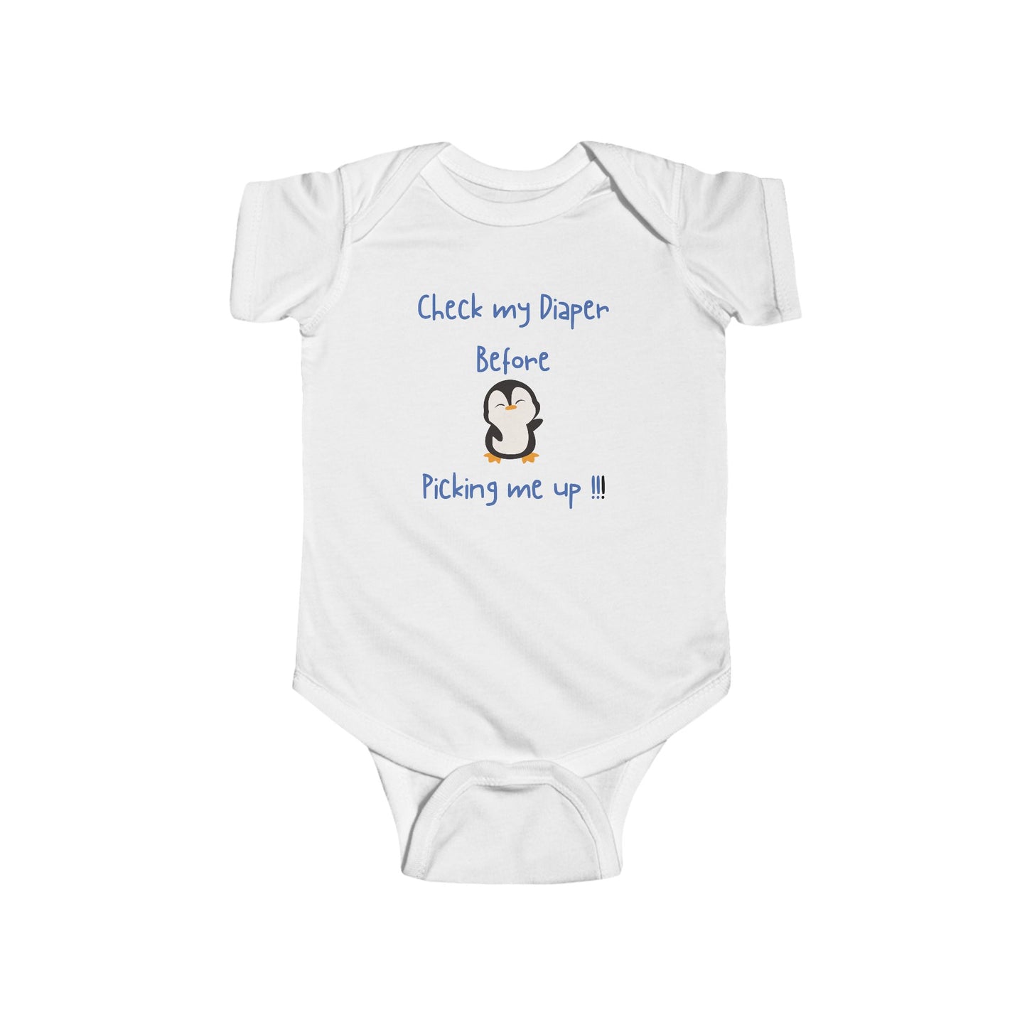 Infant Check my Diaper Bodysuit