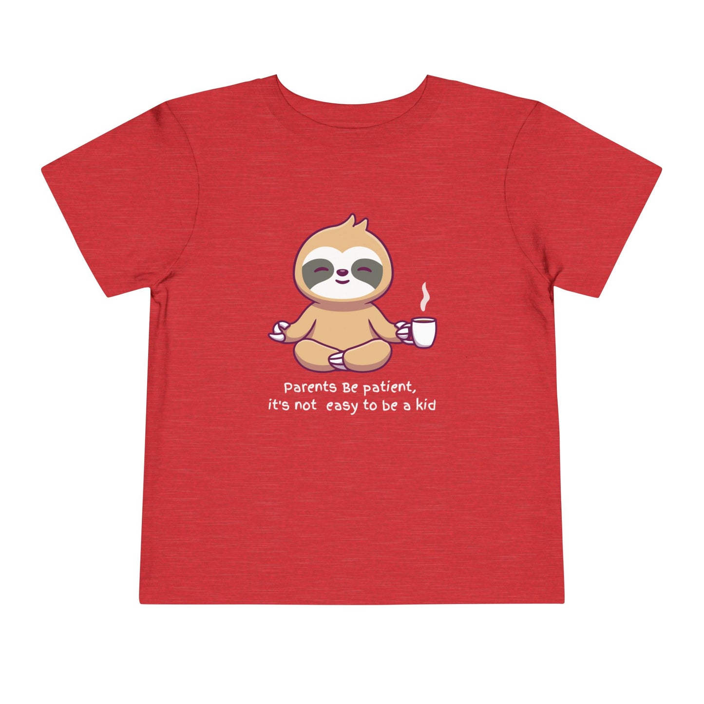 Toddler Yoga - 100% Cotton Jersey Short Sleeve Shirt