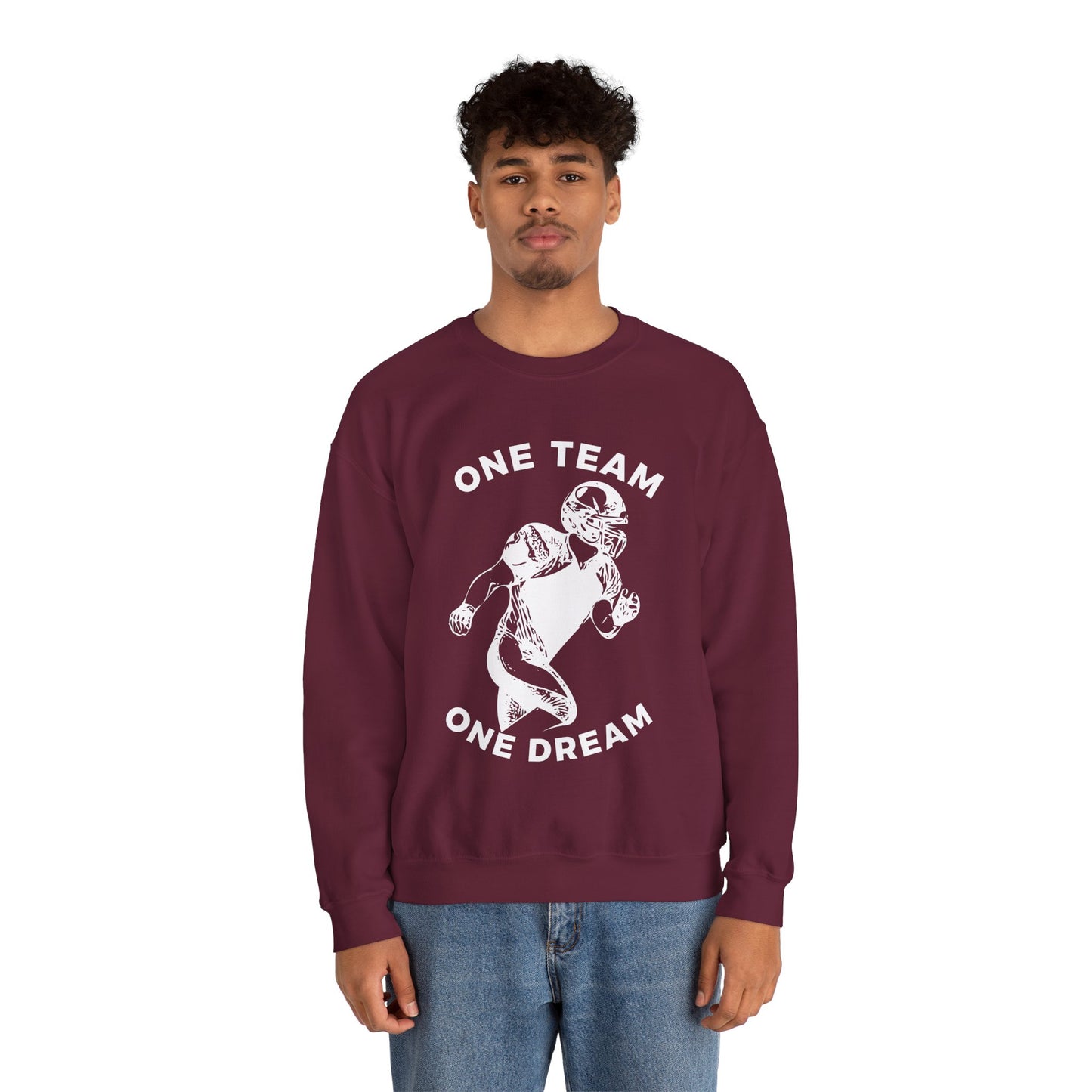 Men's Heavy Blend™ Crewneck Sweatshirt – Cozy, Durable, & Ethically Sourced Cotton Blend