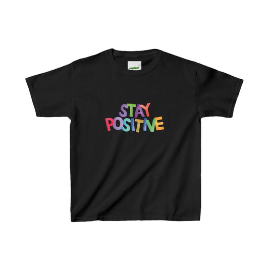 Kids Stay Positive Heavy Cotton Tee