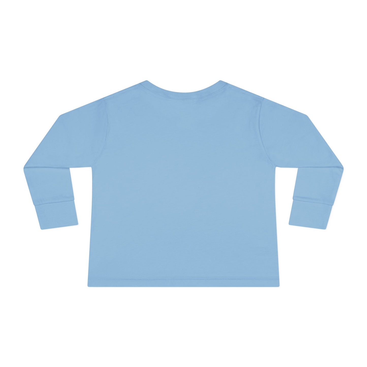 Toddler Long Sleeve Tee - 100% Combed Ringspun Cotton - Unisex Fit - EasyTear Label