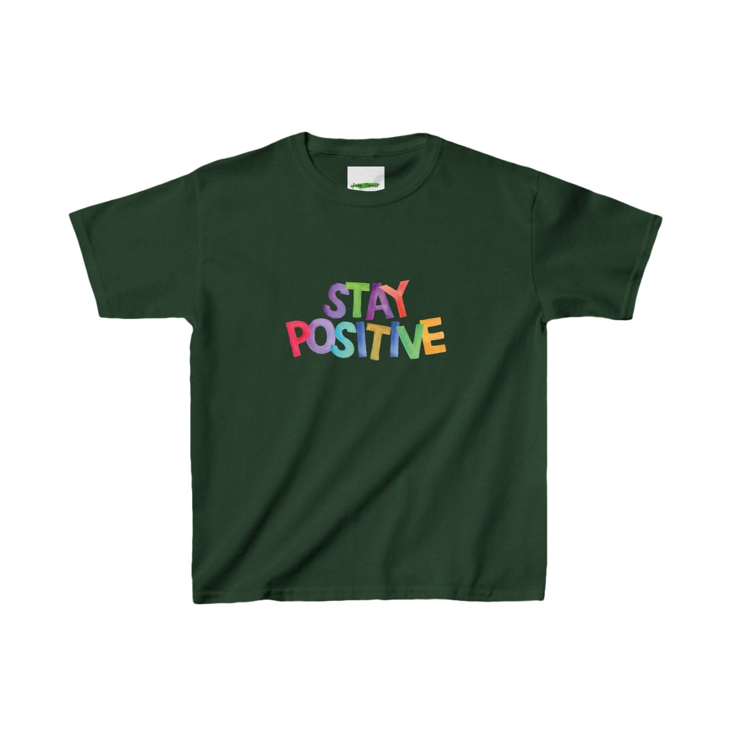 Kids Stay Positive Heavy Cotton Tee