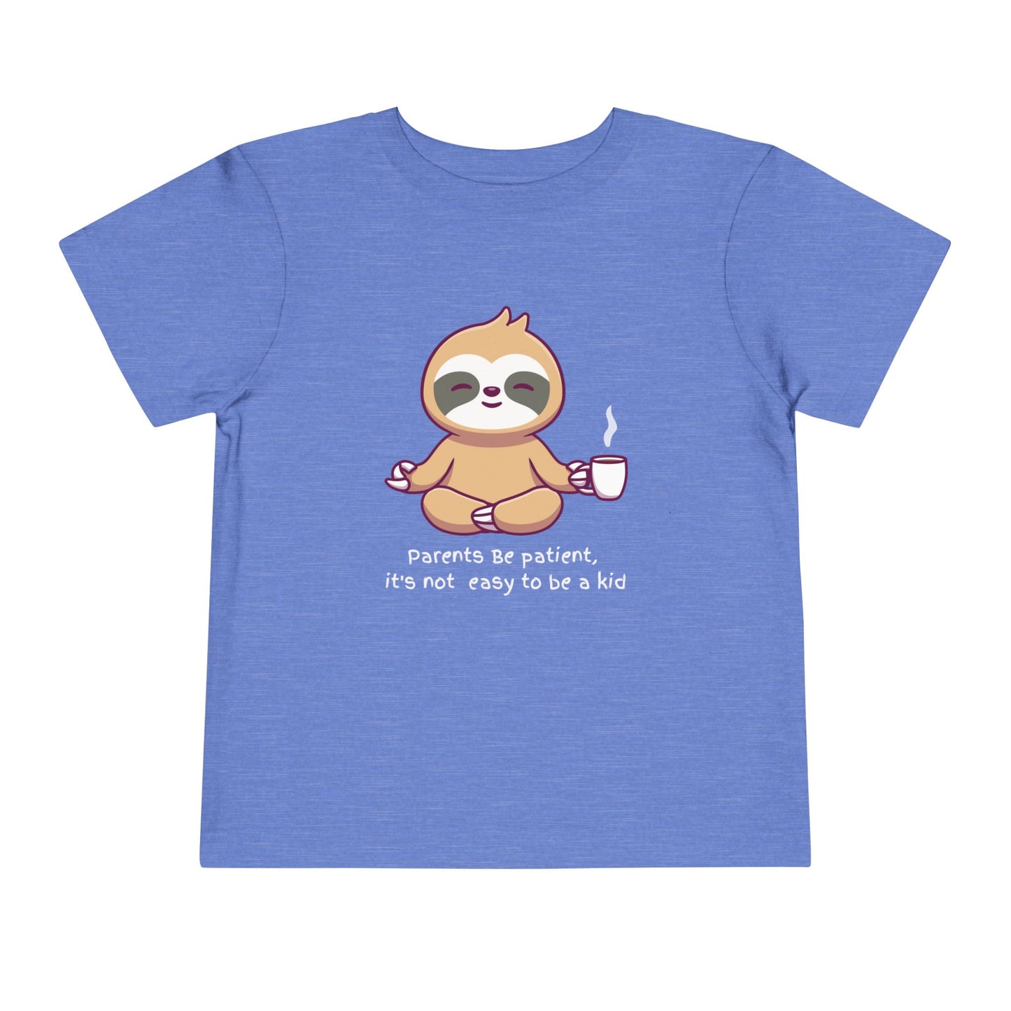 Toddler Yoga - 100% Cotton Jersey Short Sleeve Shirt