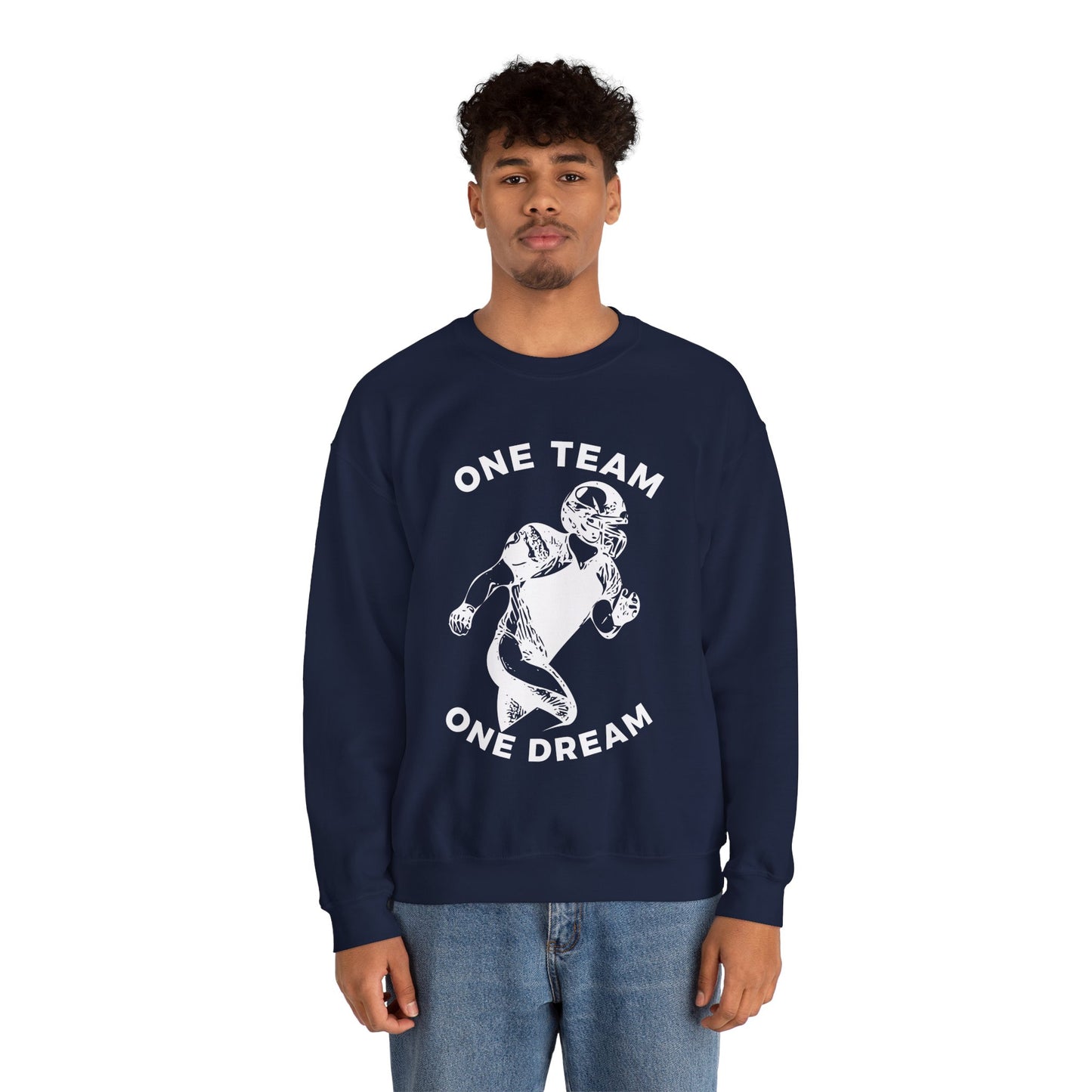 Men's Heavy Blend™ Crewneck Sweatshirt – Cozy, Durable, & Ethically Sourced Cotton Blend