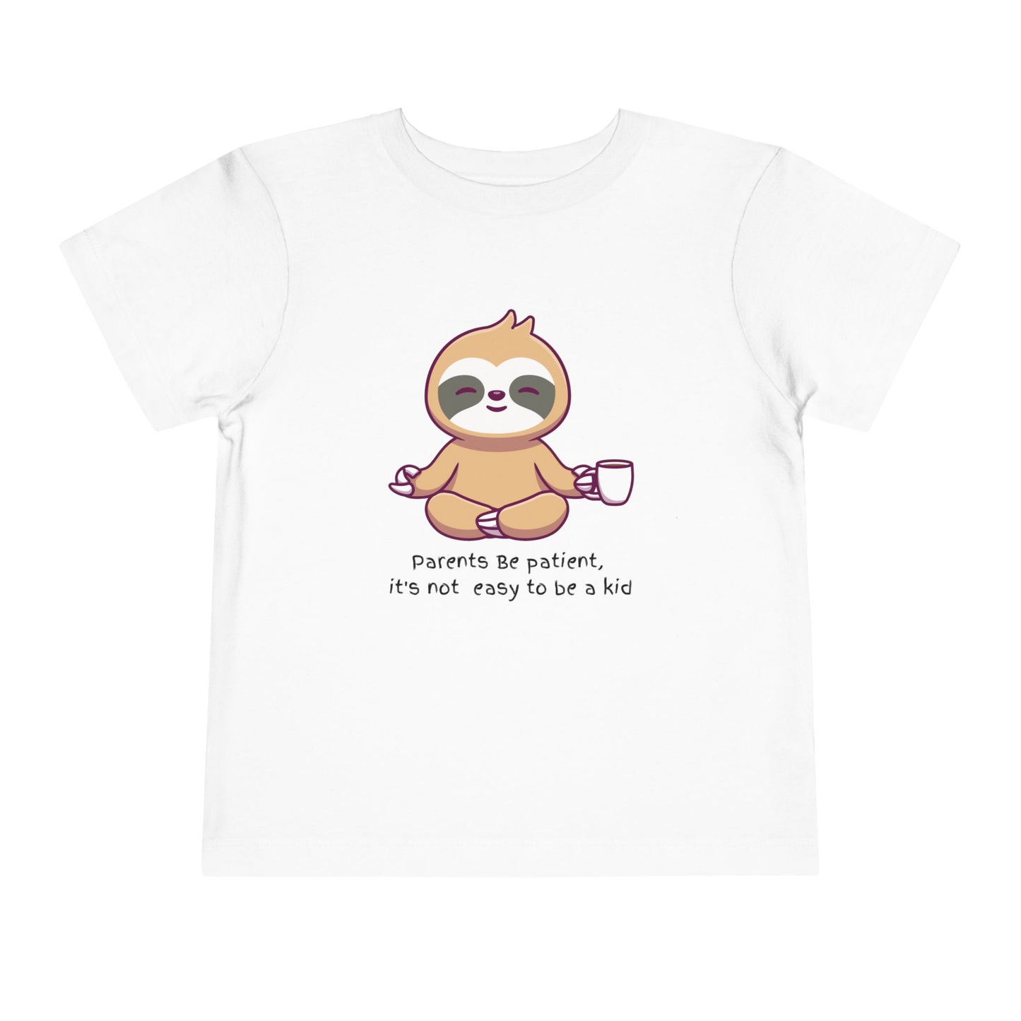 Toddler Yoga - 100% Cotton Jersey Short Sleeve Shirt