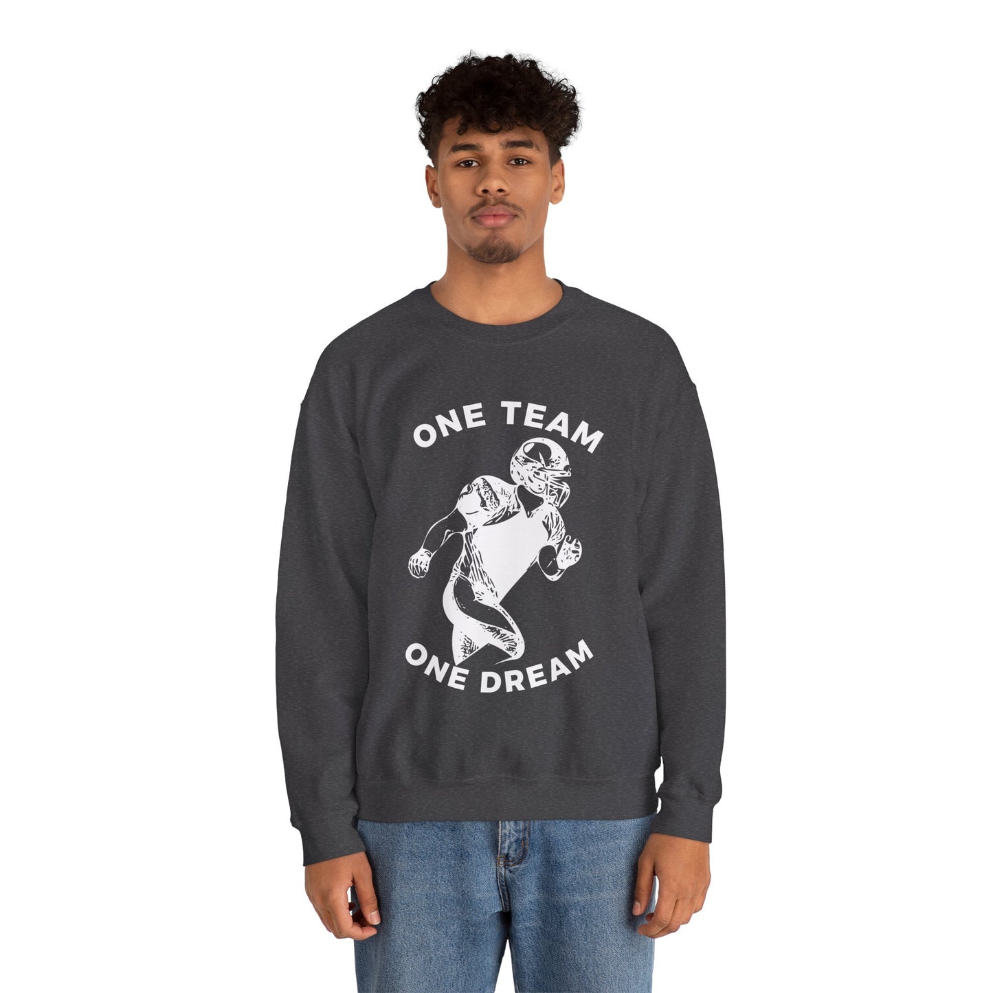 Men's Heavy Blend™ Crewneck Sweatshirt – Cozy, Durable, & Ethically Sourced Cotton Blend