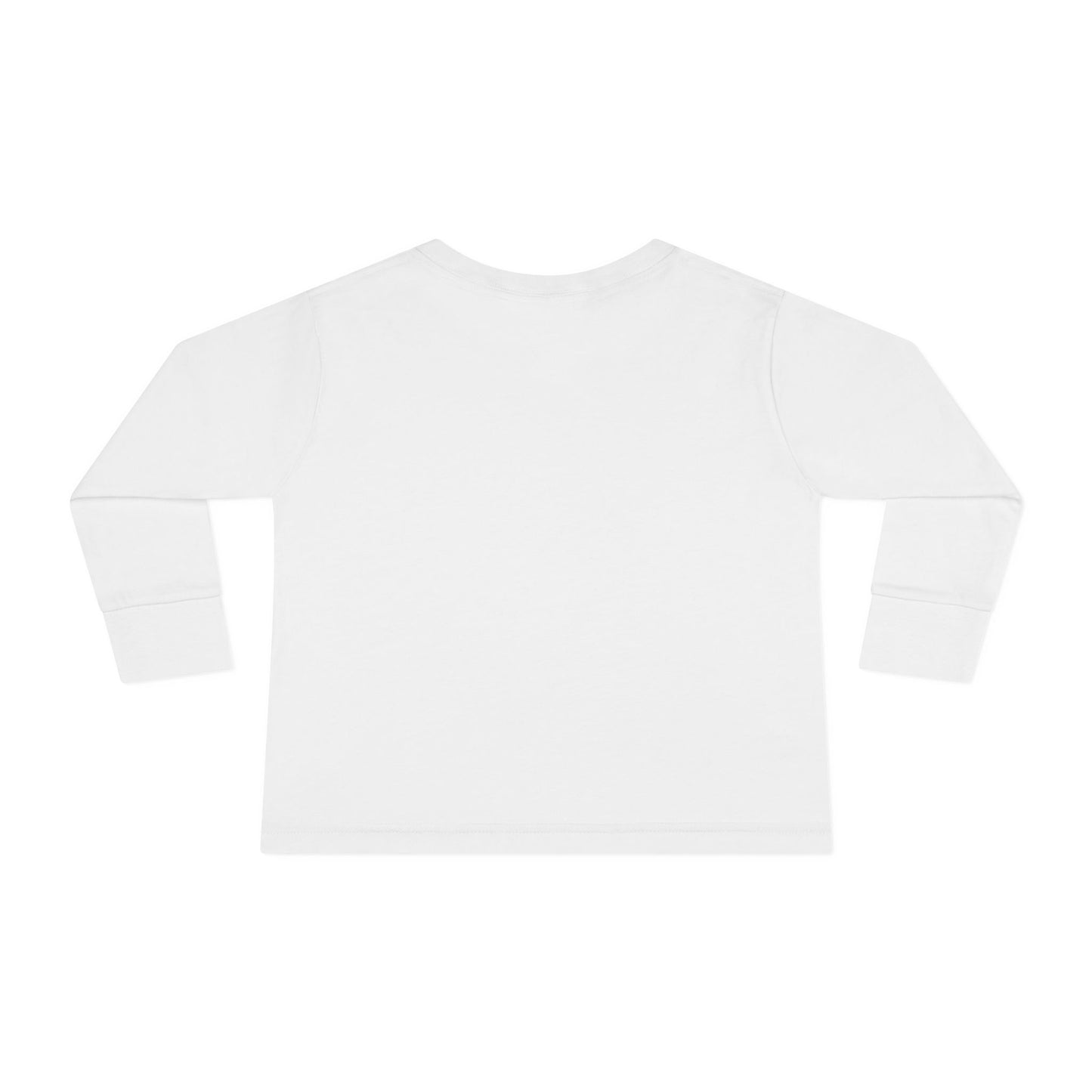 Toddler Long Sleeve Tee - 100% Combed Ringspun Cotton - Unisex Fit - EasyTear Label